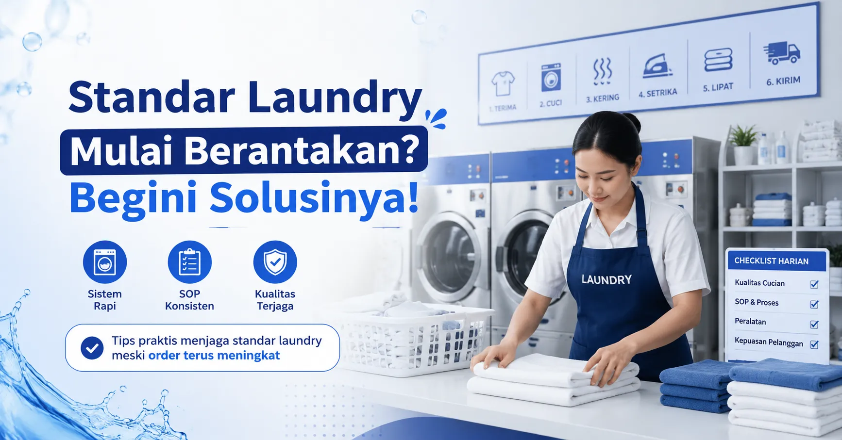 Standar Laundry Mulai Berantakan? Begini Solusinya